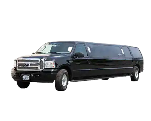<b>Stretch Ford Excursion</b><br>12 Passengers<br>8 Suitcases